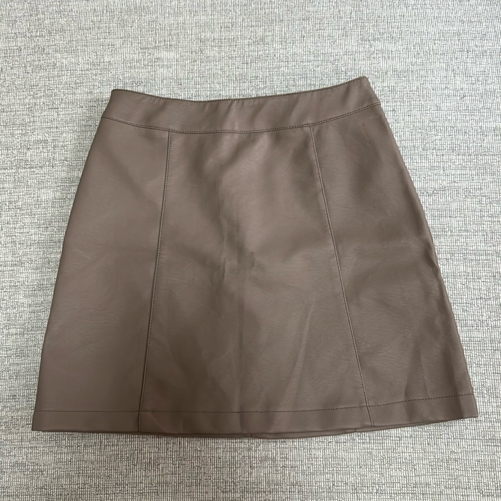 FOREVER 21 Vegan Leather Mini Skirt